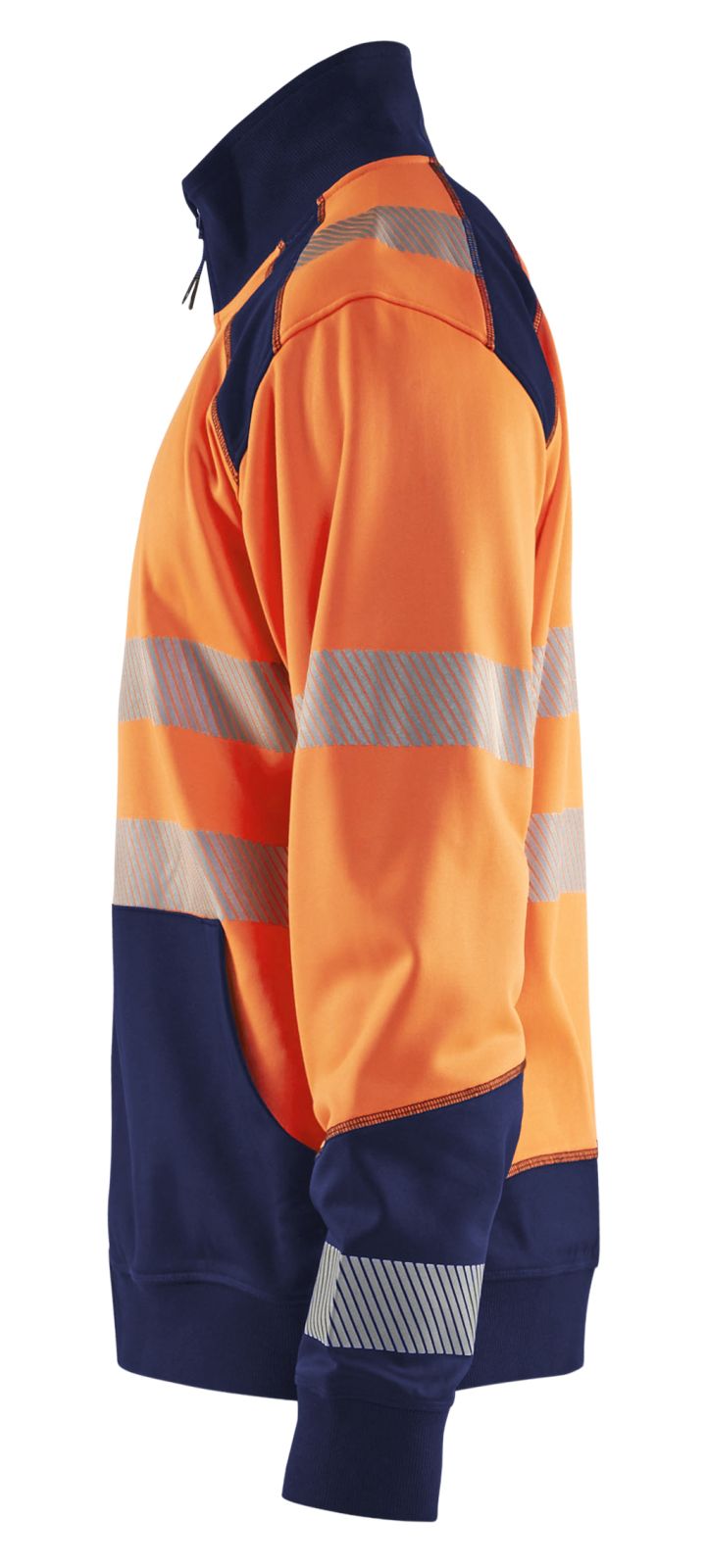 Blaklader Polosweaters 35562528 HiVis fluo oranje-marineblauw(5389)
