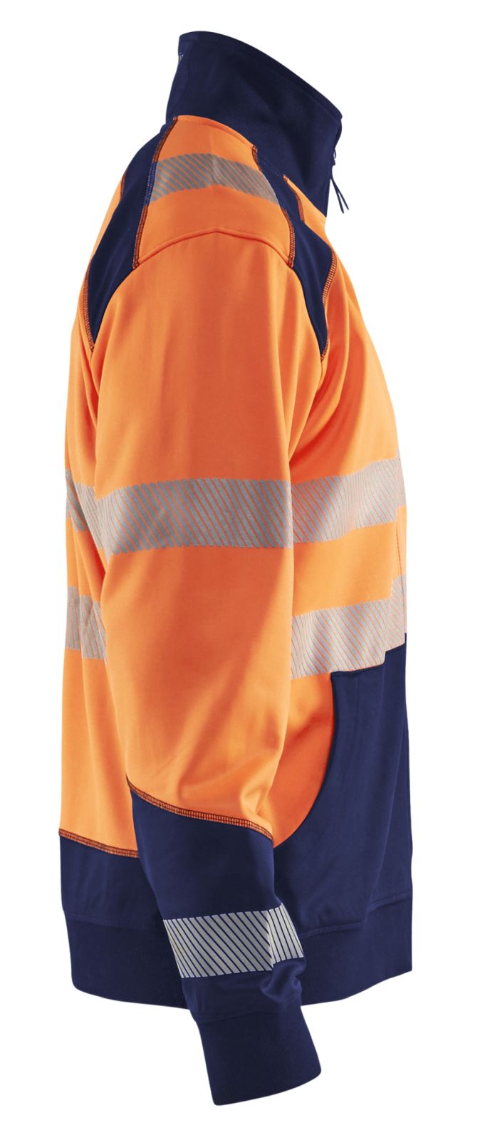 Blaklader Polosweaters 35562528 HiVis fluo oranje-marineblauw(5389)