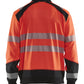 Blaklader Polosweaters 35562528 HiVis fluo rood-zwart(5599)