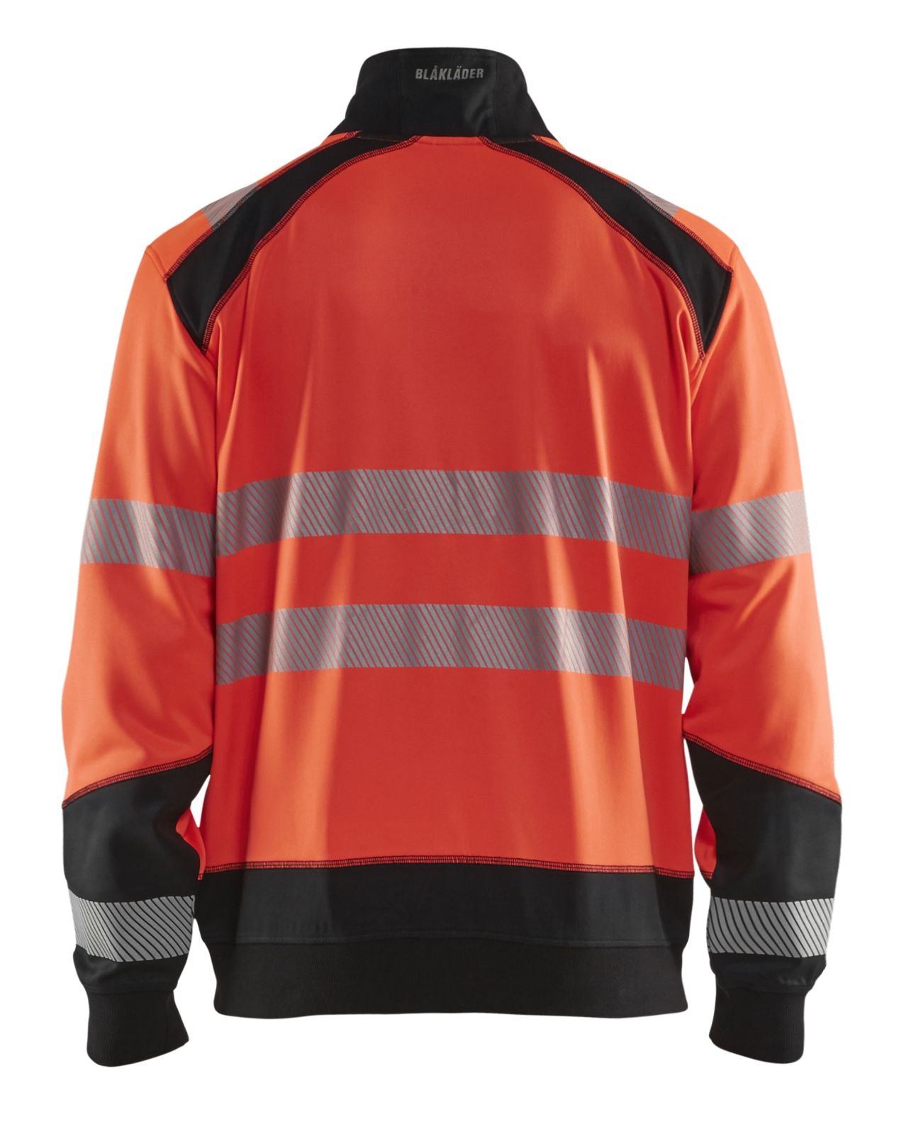 Blaklader Polosweaters 35562528 HiVis fluo rood-zwart(5599)