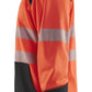 Blaklader Polosweaters 35562528 HiVis fluo rood-zwart(5599)