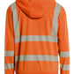 Blaklader High vis Sweatshirt 35732538 afneembare capuchon HiVis fluo oranje(5300)