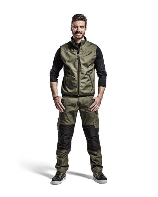 Blaklader Bodywarmers 38502516 groen-zwart(4599)