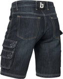 Brams Paris Seasonal NOS Shorts Broeken Ruben A82 denimblauw(001)