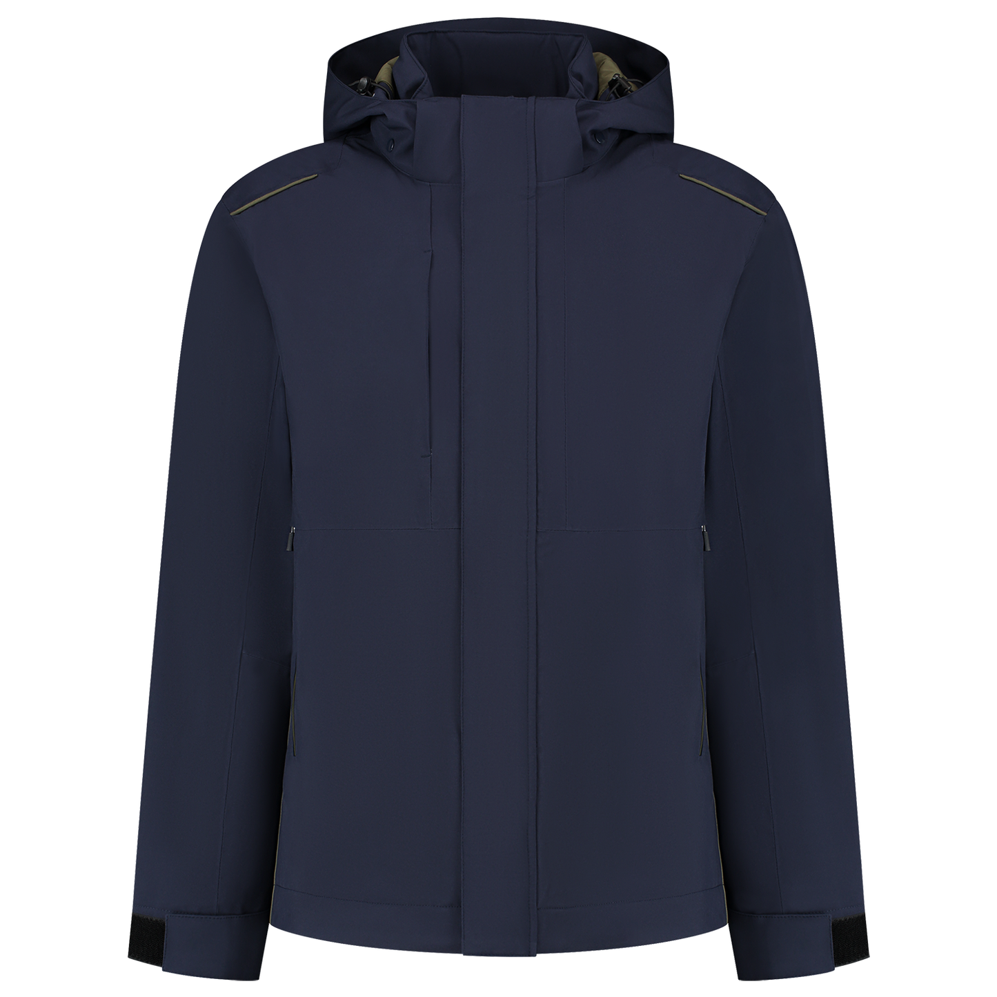 Tricorp Accent Jassen 402703 winter tech shell waterdicht winddicht unisez inktblauw-legergroen(inkarmy)