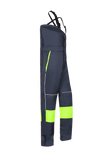 Sioen Am. Overalls Arbus fluo geel-marineblauw