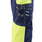 Blaklader High Vis Dames Werkbroeken 71961370 dames HiVis stretch marineblauw-fluo geel(8833)