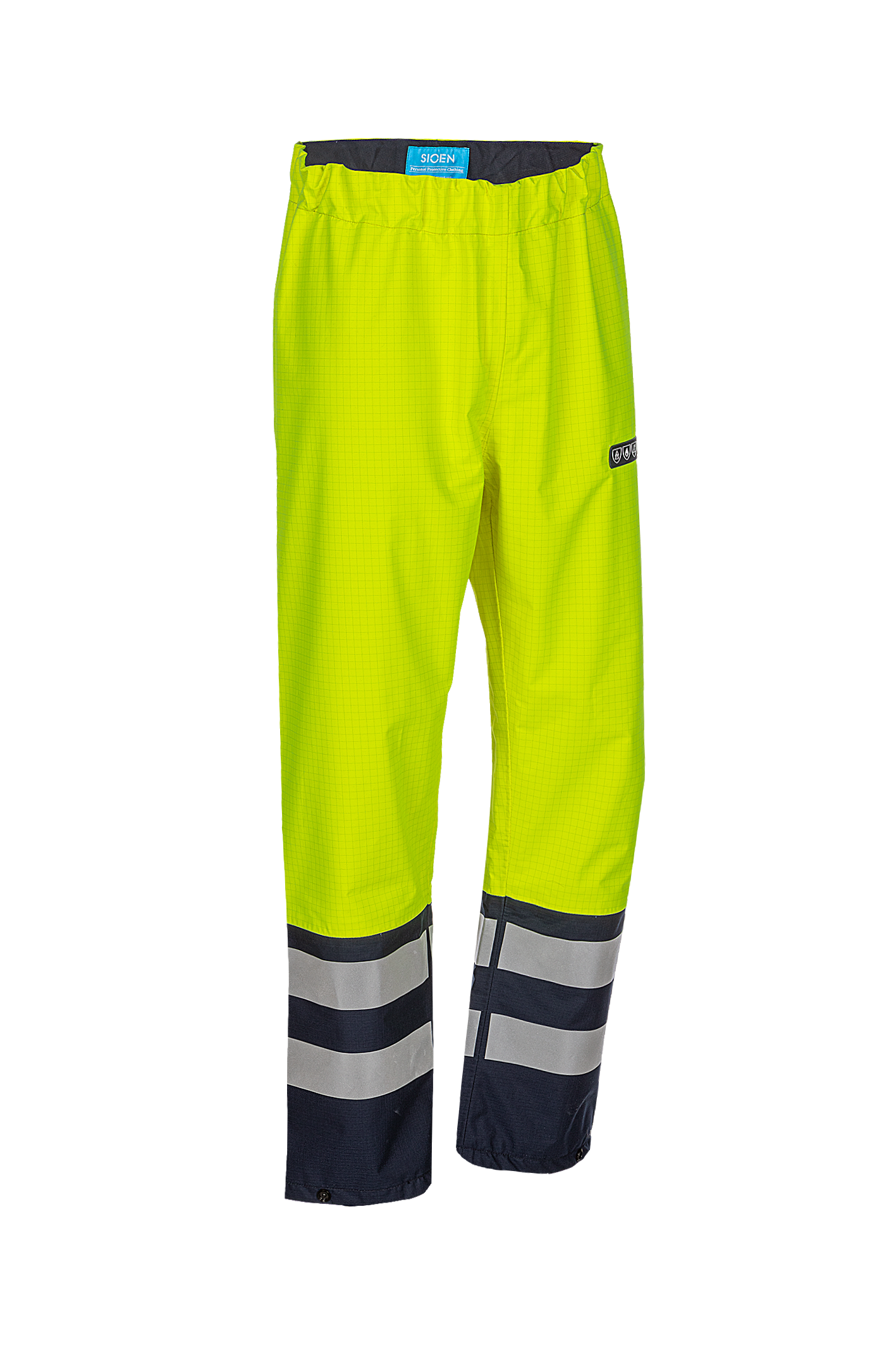 Sioen Broeken Hovi Multinorm- ARC fluo geel-marineblauw