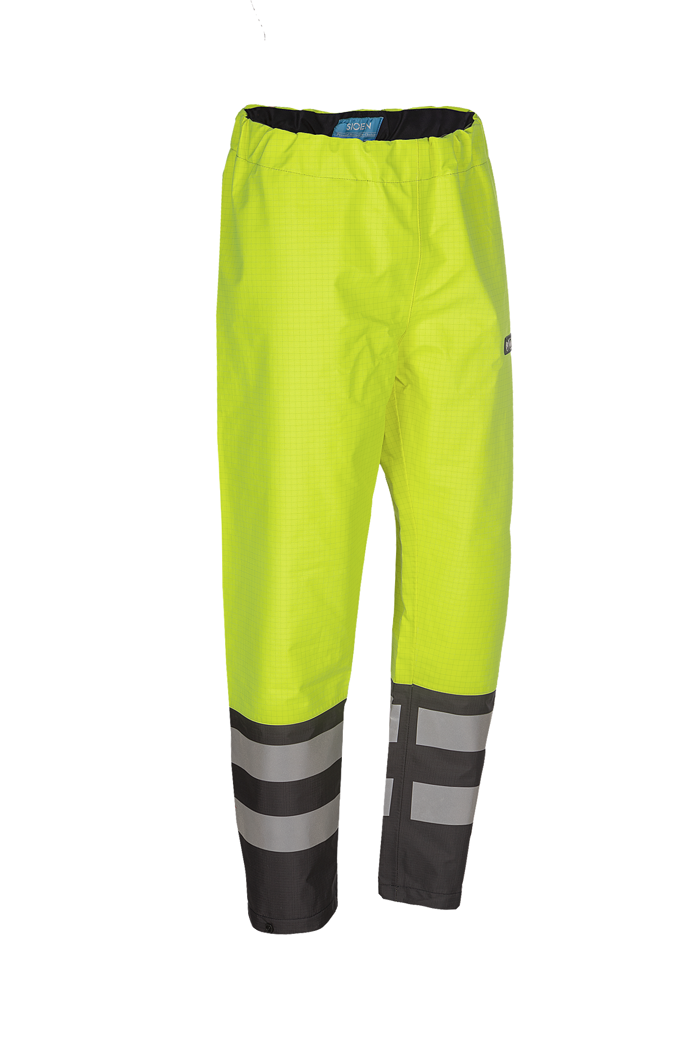 Sioen broek Hovi multinorm fluo geel-grijs