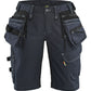Blaklader Dames X1900 Short 79921141 Denim stretch dames marineblauw-zwart(8999)