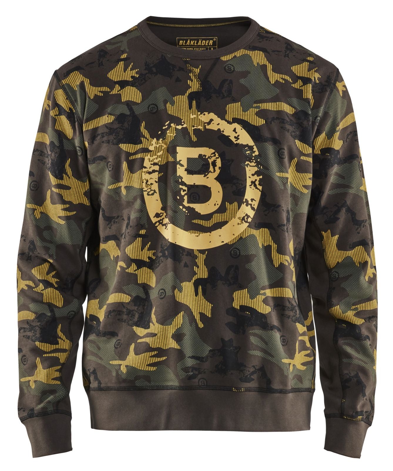 Blaklader Polosweaters 94081158 groen-zwart(4599)