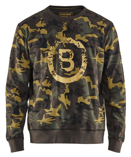 Blaklader Polosweaters 94081158 groen-zwart(4599)
