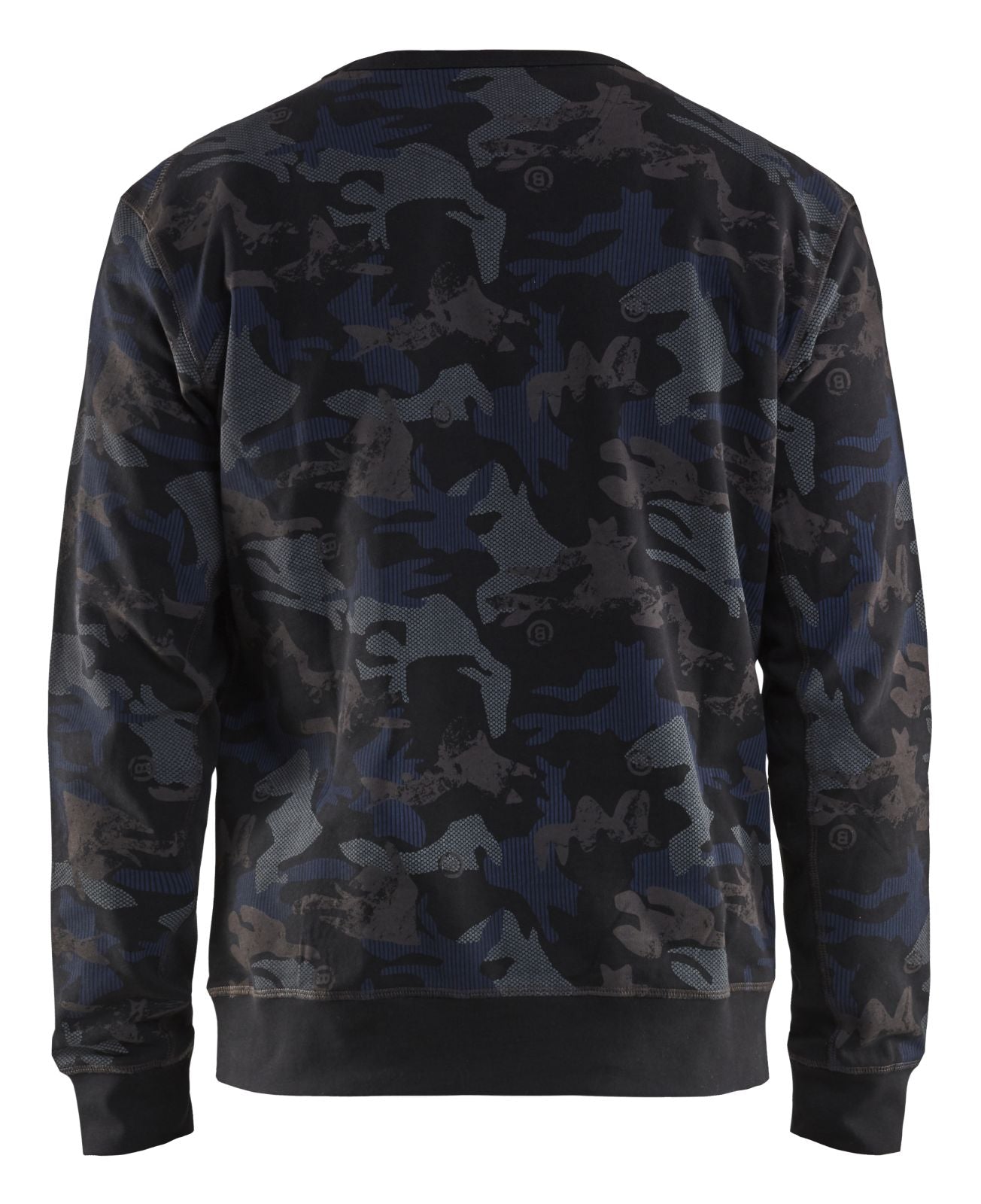 Blaklader Polosweaters 94081158 zwart-donkergrijs(9998)