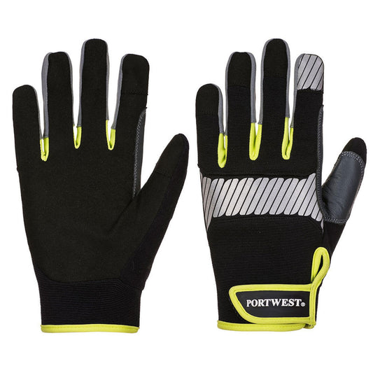 Portwest PW3 Handschoenen A770 zwart-geel(BK)