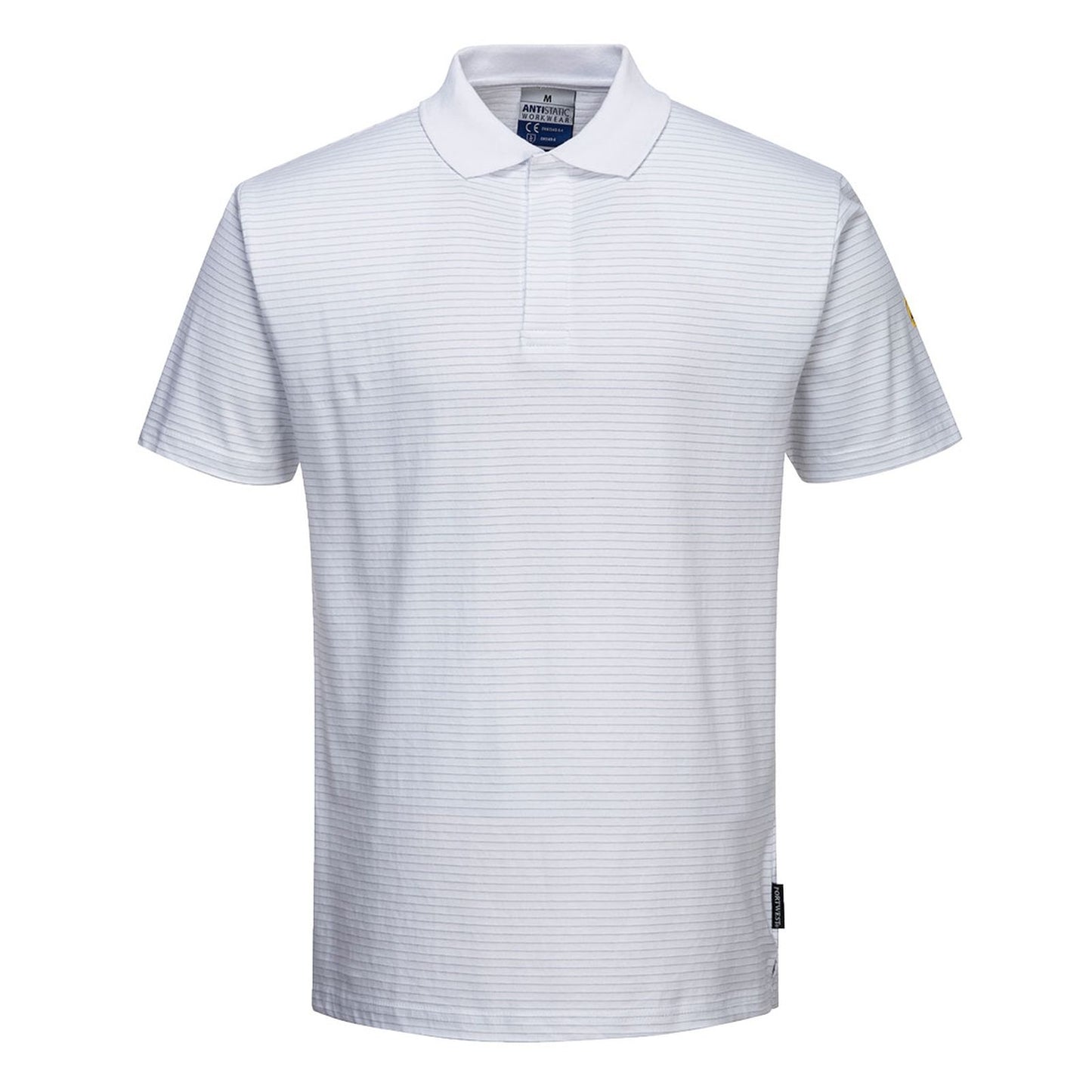 Portwest Werkkleding ESD-beschermende kleding Poloshirts AS21 wit(WH)