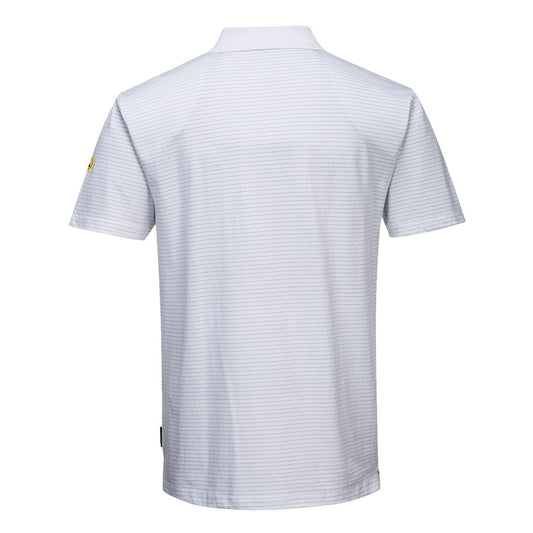 Portwest Werkkleding ESD-beschermende kleding Poloshirts AS21 wit(WH)