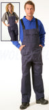 Economy Wear Am. Overalls 3BT-M010002 Kniezakken- verstelbare taille Katoen donkerblauw
