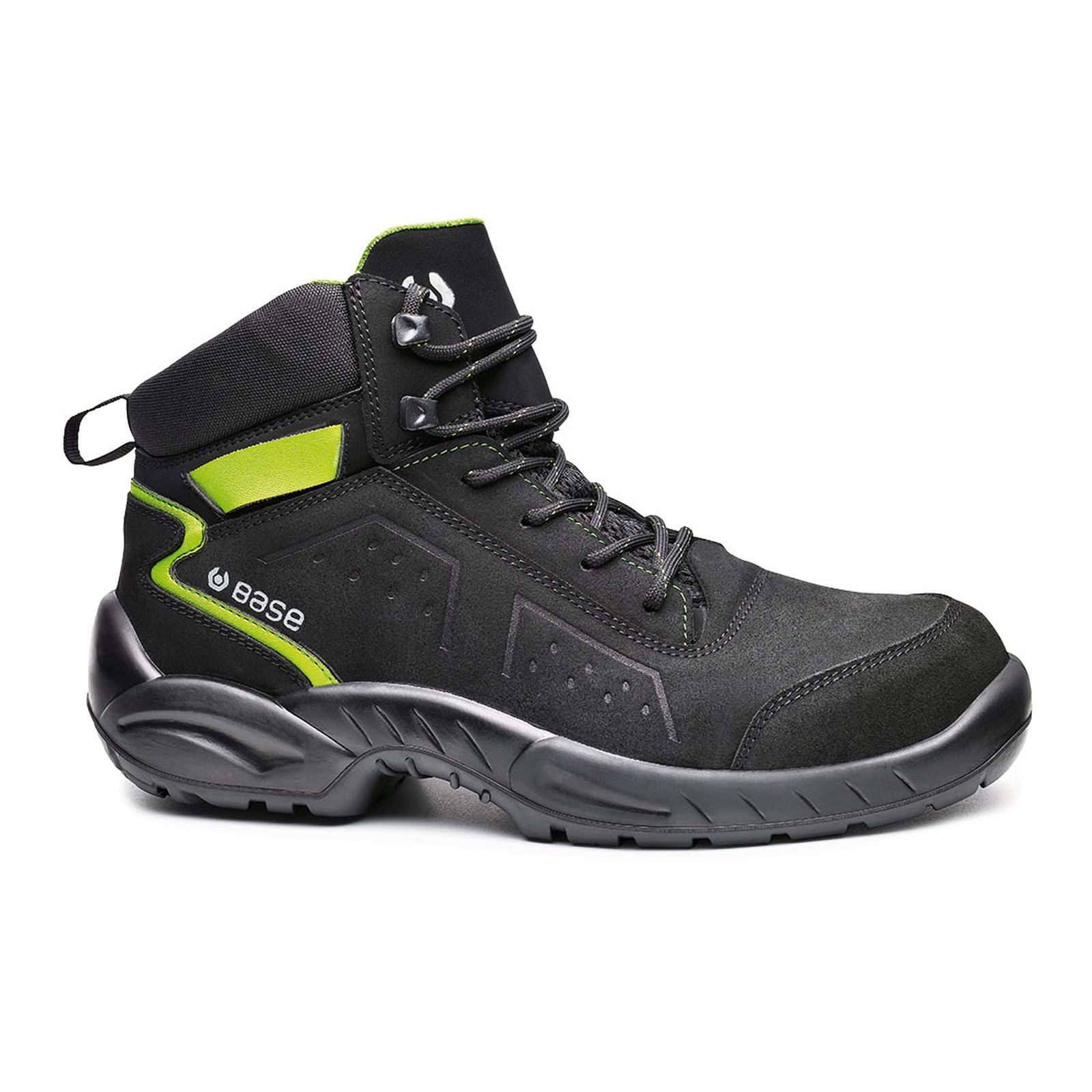 Base Smart Schoenen B0177 Chester Top zwart-groen(BG)