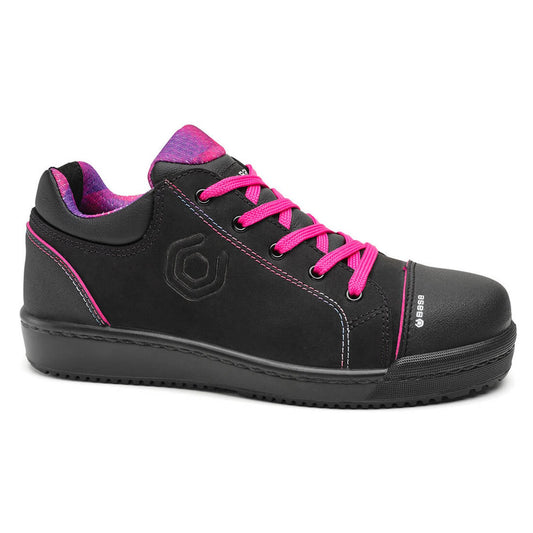 Base Miss Base schoenen B0240B Margot S3 SRC dames zwart-fuchsia roze(BB)