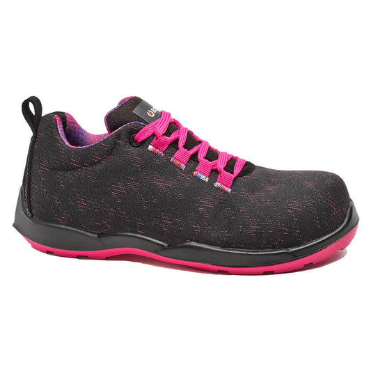 Base Miss Base schoenen B0677C Violet S3 SRC dames zwart-fuchsia roze(CB)