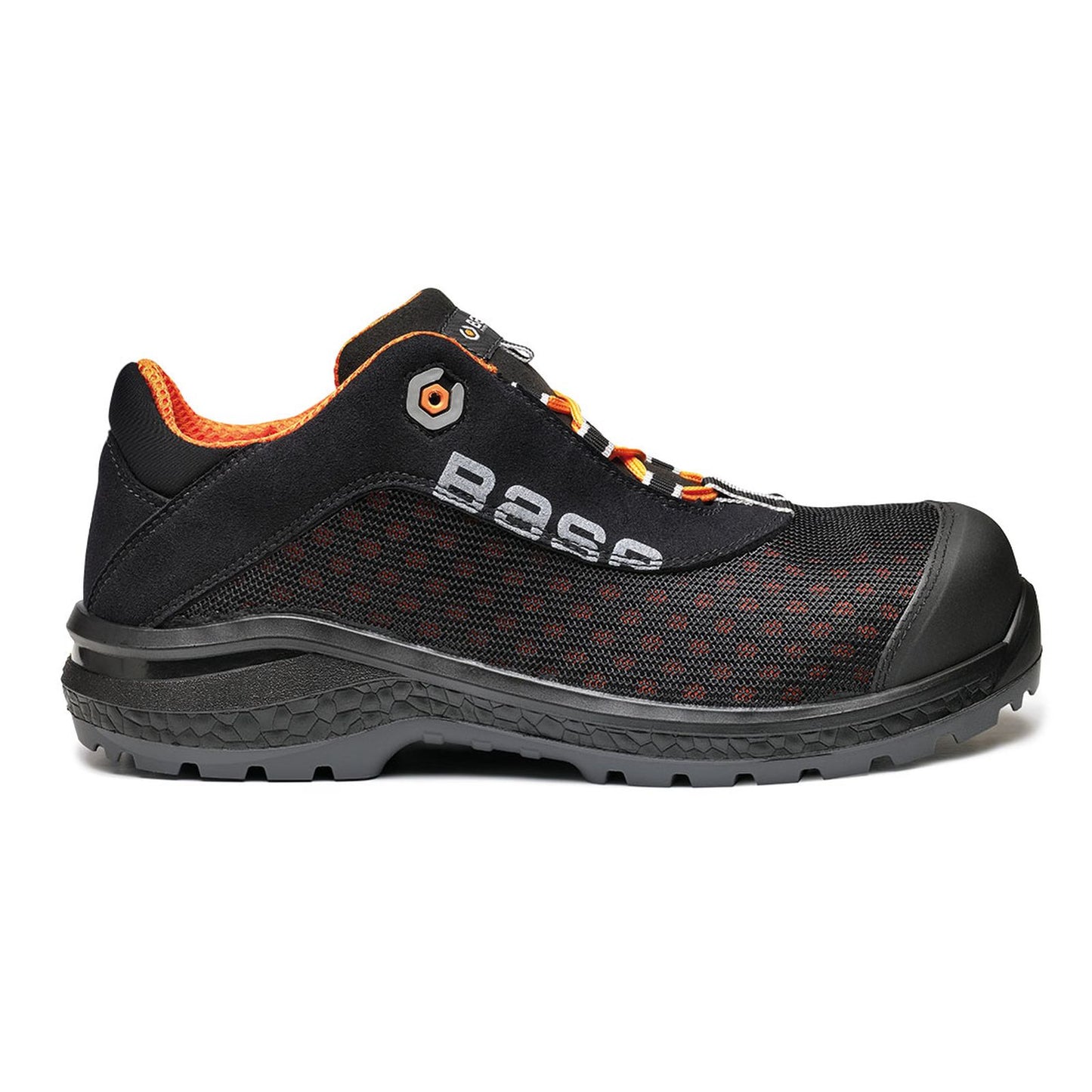 Base Classic Plus Schoenen B0878 Be-Fit  zwart-oranje(BK)
