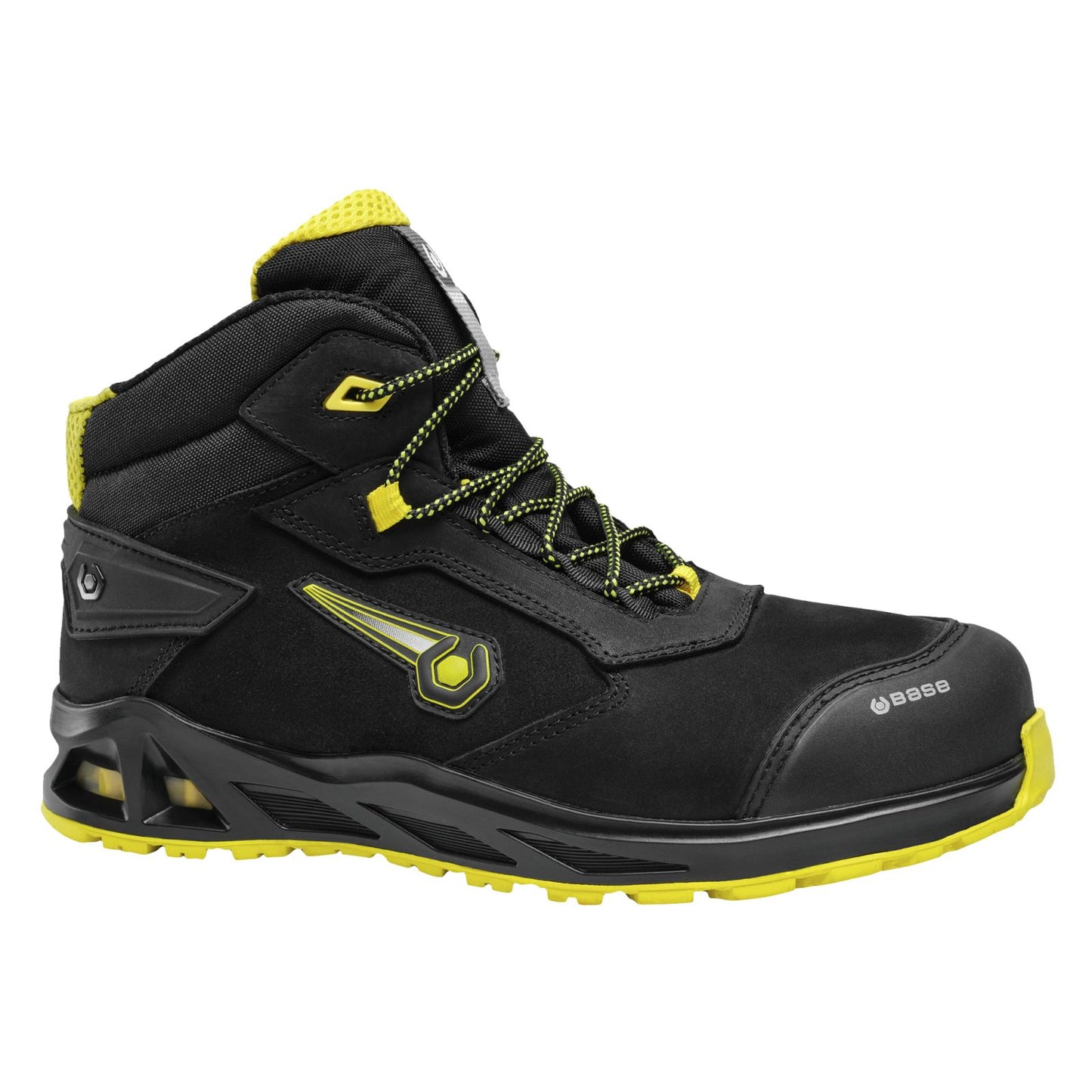 Base Kaptiv Schoenen B1042B K-Boogie Top zwart-geel(BK)