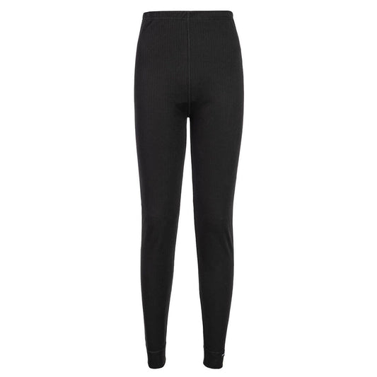 Portwest Basislaag Lange onderbroek B125 thermisch dames zwart(BK)
