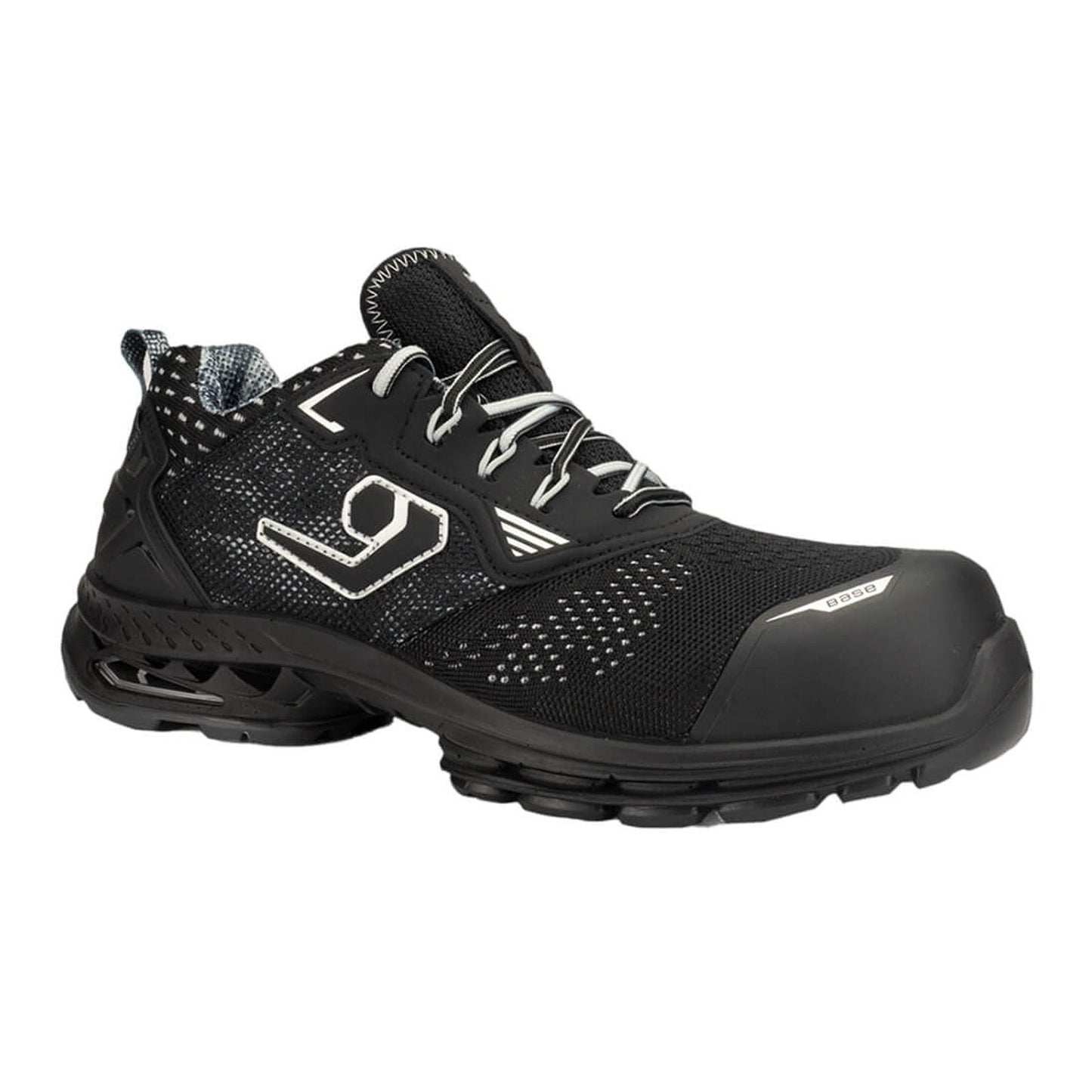 Base Run@Work Schoenen B1704B London S1PS ESD HIFLAP laag zwart-grijs(BB)