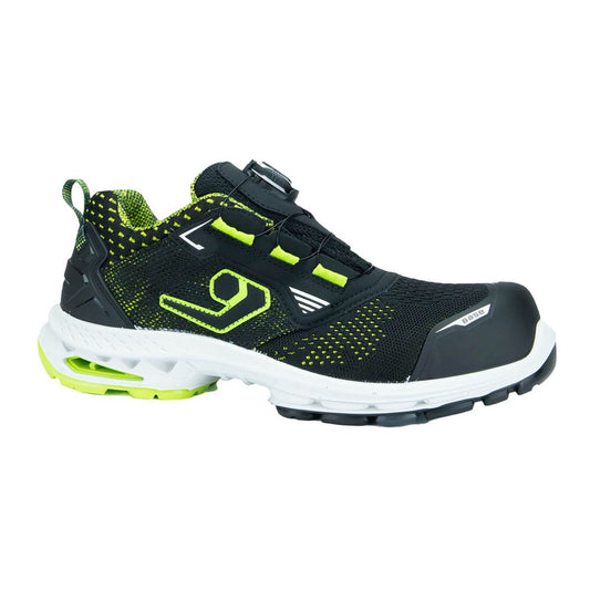 Base Run@Work Schoenen B1708A Stockholm S1PS SR HIFLAP laag zwart-groen(AB)