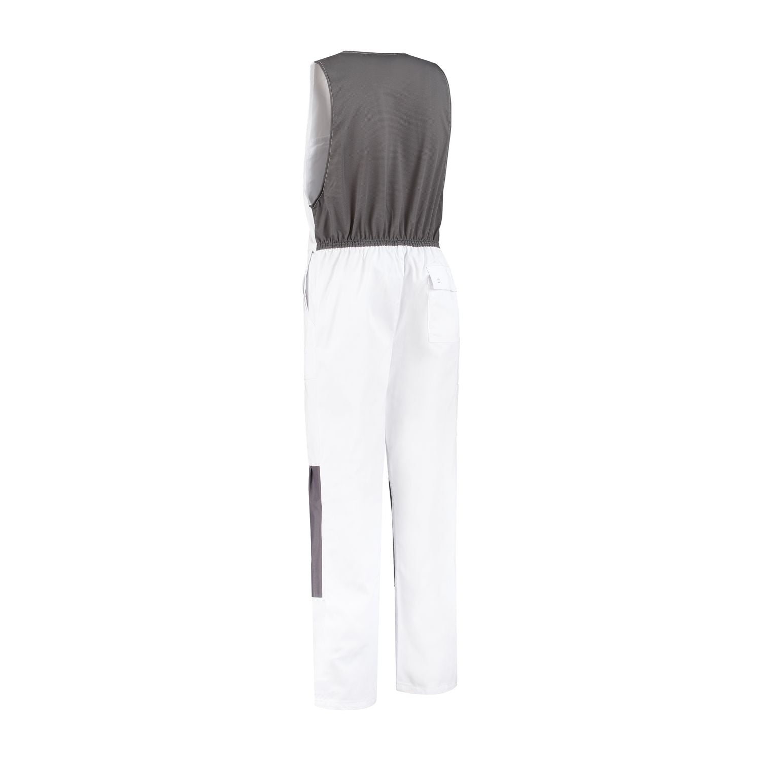 Noname Bodybroeken BBC6040 Kniezakken wit-grijs(WTGR)
