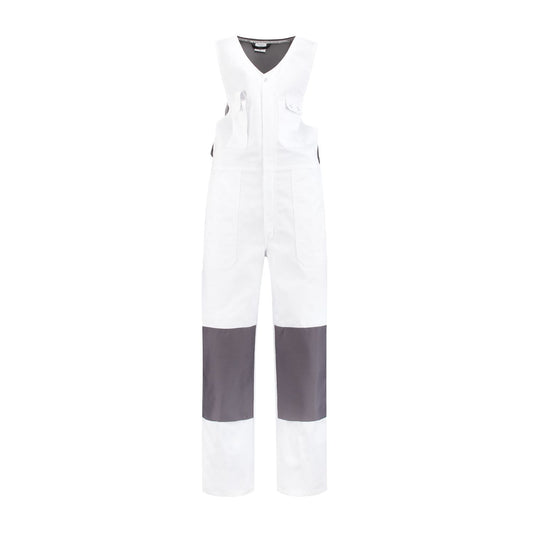 Noname Bodybroeken BBC6040 Kniezakken wit-grijs(WTGR)
