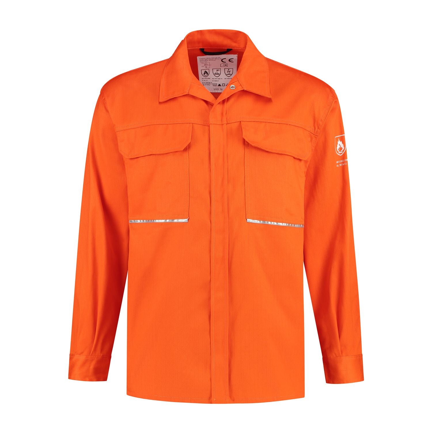 Noname Shirts BLVLAS Antistatisch- vlamvertragend oranje(ORANJE)