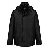 Portwest WX2 Alle Weersomstandigheden Regenjack CD867 Eco waterdicht zwart(BK)