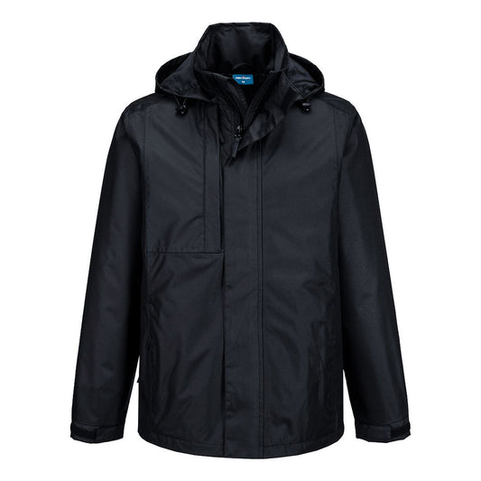 Portwest WX2 Alle Weersomstandigheden Regenjack CD867 Eco waterdicht marineblauw(NV)