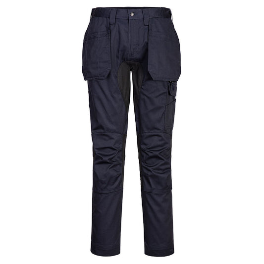 Portwest WX2 Eco Broeken CD883 stretch holsterzakken donker marineblauw-zwart(DK)
