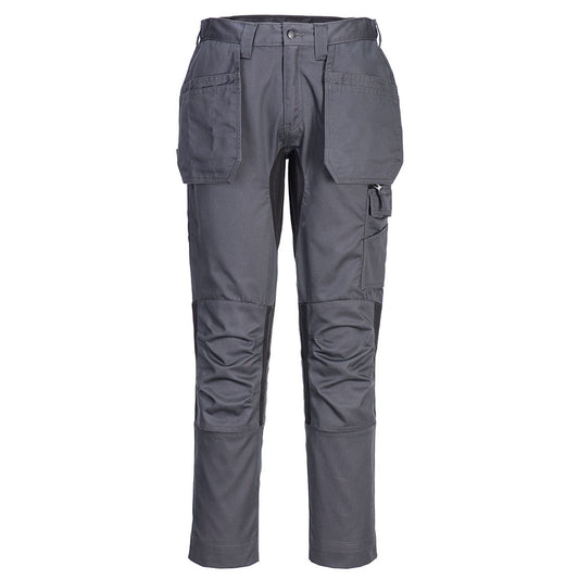 Portwest WX2 Eco Broeken CD883 stretch holsterzakken metaalgrijs(MG)