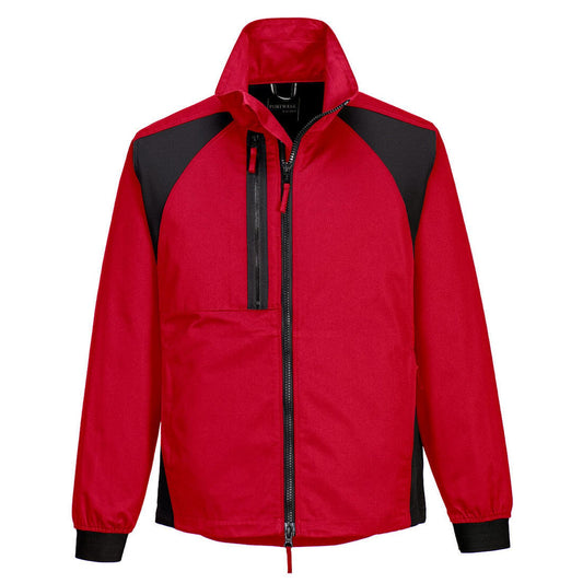 Portwest WX2 Werkjack CD885 stretch diep rood(DR)
