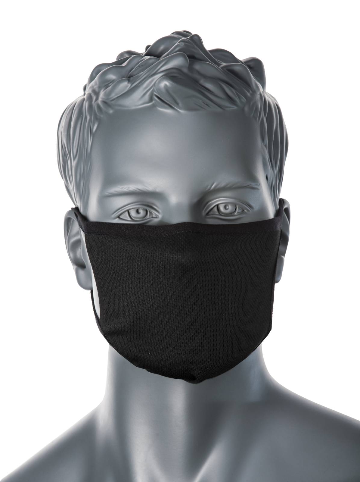 Portwest 3-Laags Anti Microbieel Stoffen Gezichtsmasker (pak 25 stuks) CV33 zwart(BK)