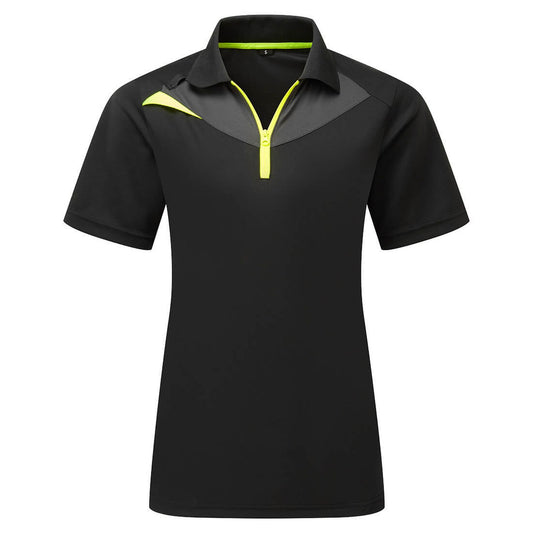 Portwest Poloshirt DX409 dames zwart(BK)