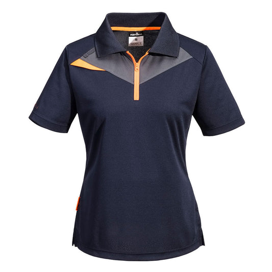 Portwest Poloshirt DX409 dames donker marineblauw(DN)