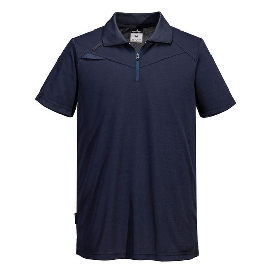 Portwest DX4 Corporate Casuals Poloshirt DX410 PW2 Hi Vis K/M Volledig marineblauw(AN)