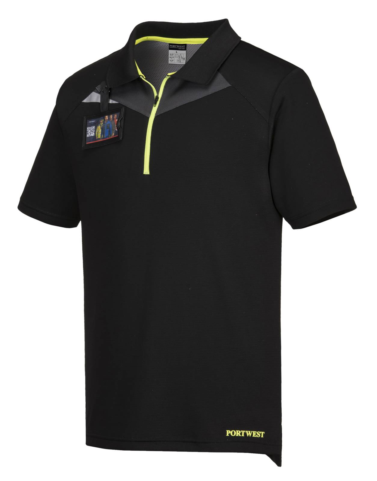 Portwest Polo's DX410 zwart(BK)