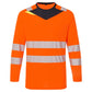 Portwest DX4 Hi-Vis T-shirt DX416  L/M slim fit longsleeve Hivistex Pro oranje-zwart(OB)