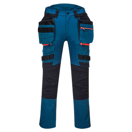 Portwest DX4 Broek DX452 dames afneembare holsterzakken stretch metroblauw(MB)