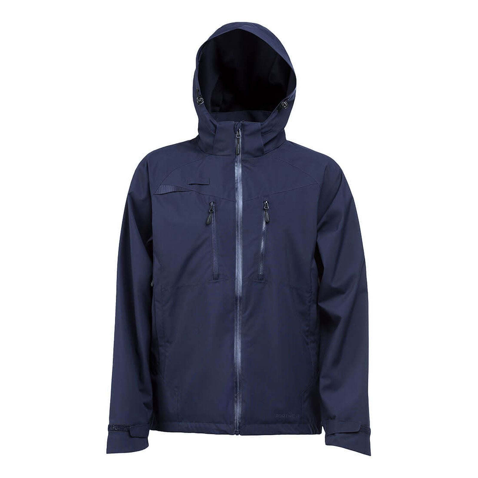Portwest DX4 Alle Weersomstandigheden Regenjack DX463 waterdicht ademend Volledig marineblauw(AN)