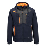 Portwest DX4 Werkkleding Hoodie DX472 rits contrastkleur donker marineblauw(DN)