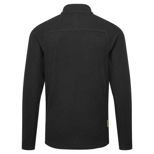Portwest EV4 jas EV480 textuur Fleece slim-fit stretch zwart(BK)