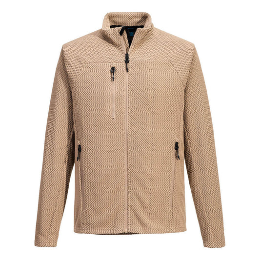 Portwest EV4 Alle Weersomstandigheden Vest EV480 fleecte textuur khaki(KH)
