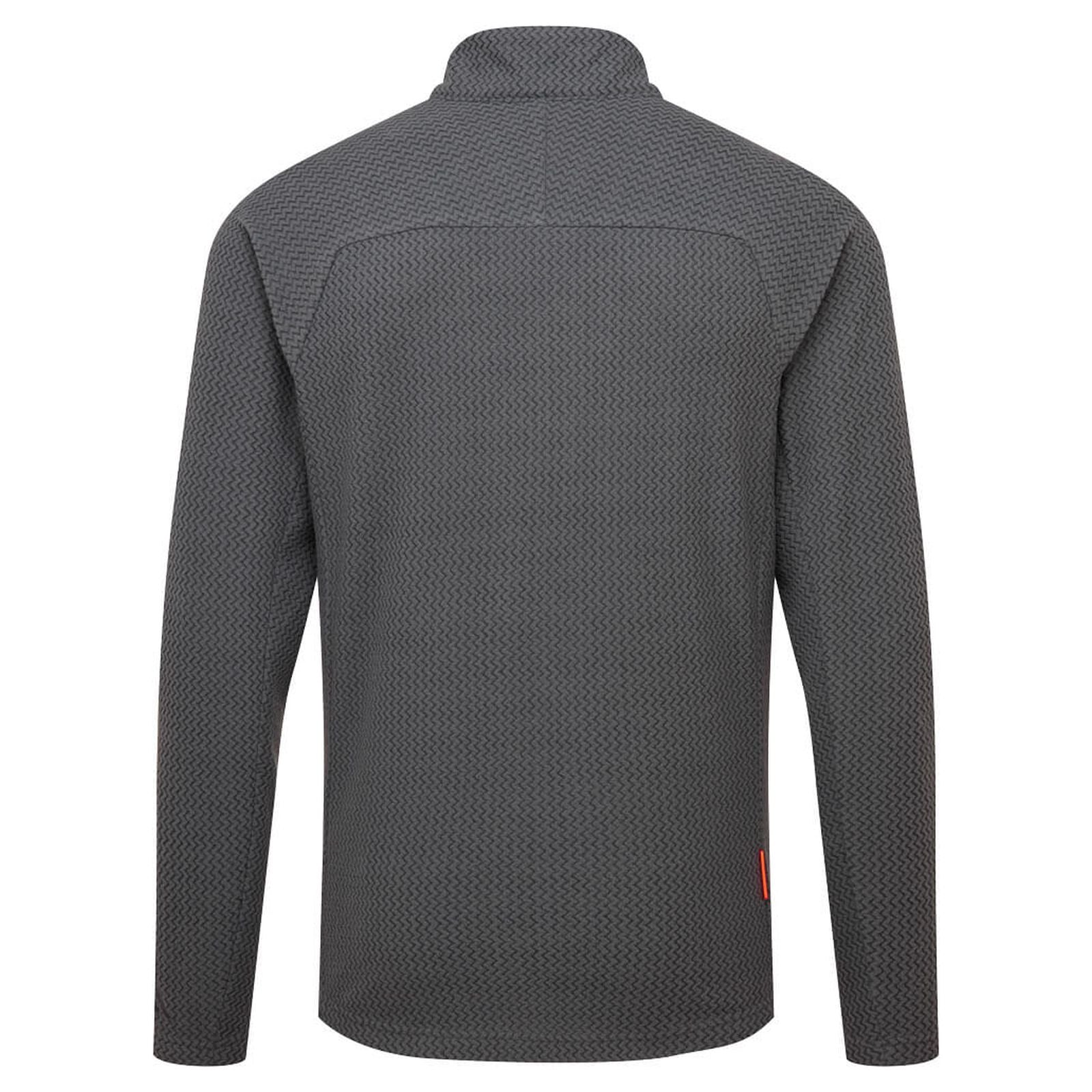 Portwest EV4 jas EV480 textuur Fleece slim-fit stretch metaalgrijs(MG)