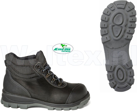 Euro-Dan Schoenen 636-17 Brede leest zwart